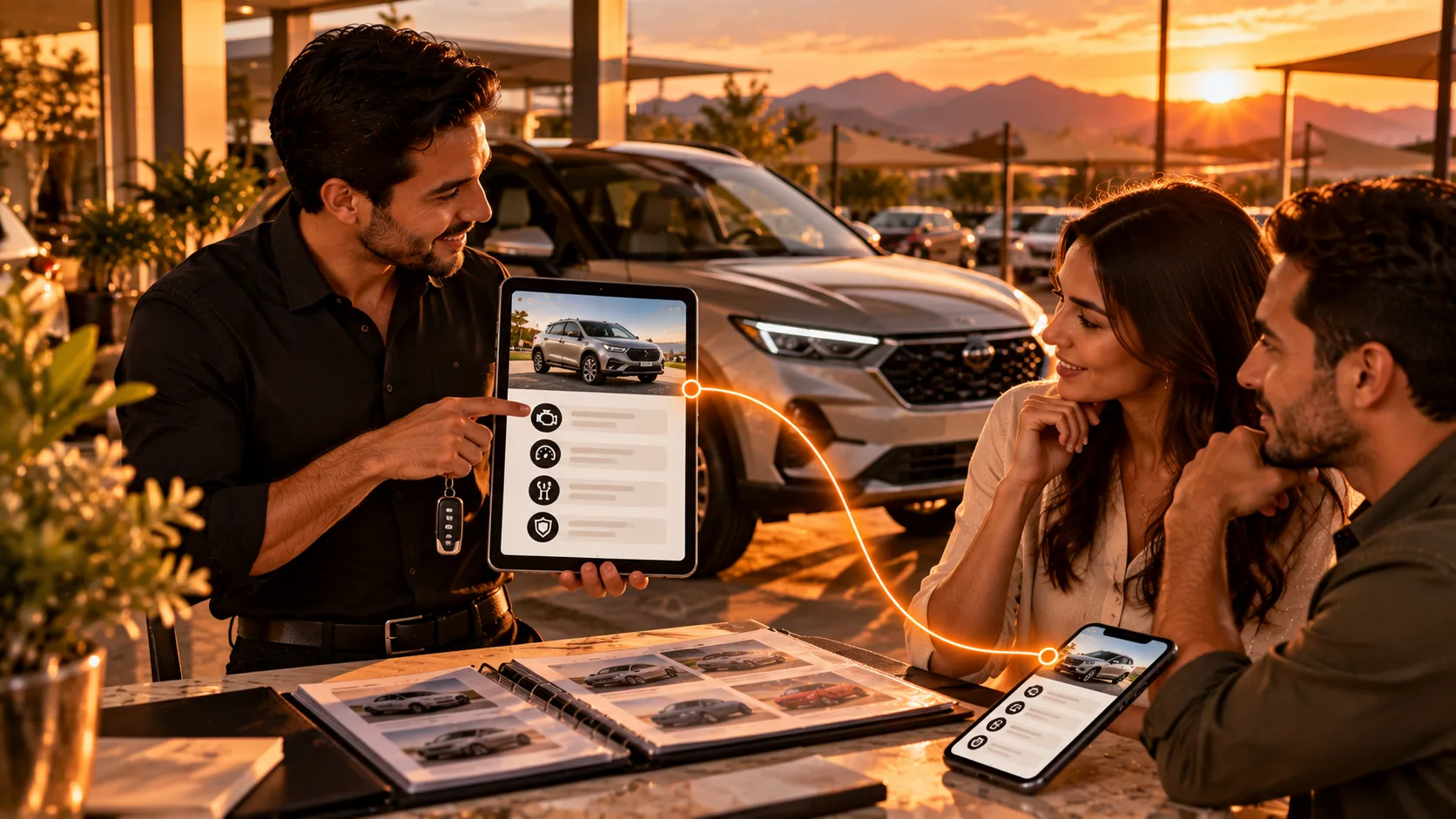 Fichas técnicas y catálogo para vender autos seminuevos
